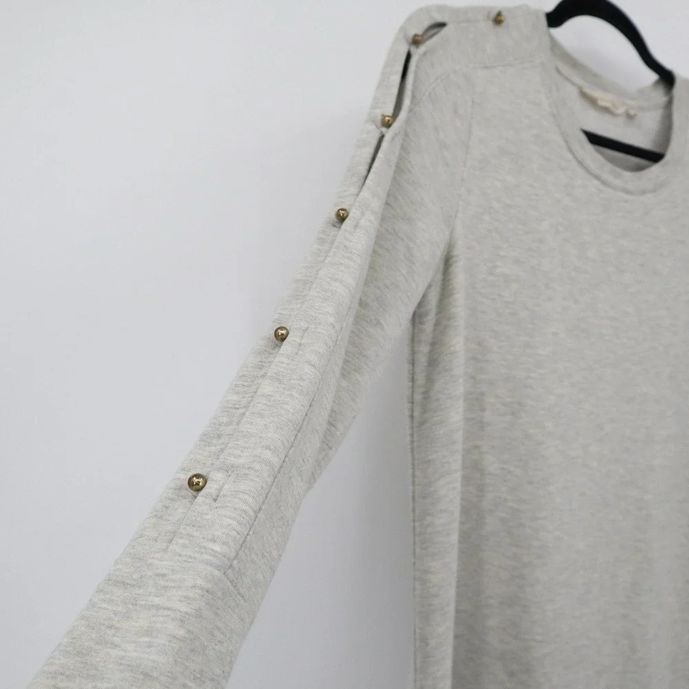 Soft Surroundings‎ Sweater Womens XS Gray Oversized Slouchy Boho Comfy Weekend